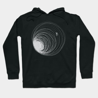 Black Hole Astronaut Lost in Space by Tobe Fonseca Hoodie